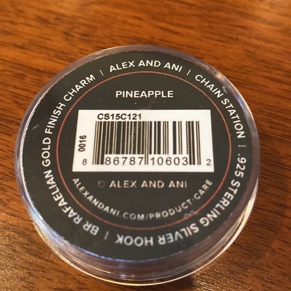 Alex & Ani Pineapple Rafaelian Gold Pineapple charm - Picture 3 of 3